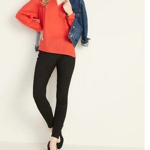 Mid-Rise Black Rockstar Super Skinny Jeggings